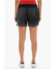 Cotton Citizen Brushed Cotton Shorts With Raw Cut Bottom
