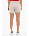 Cotton Citizen Brushed Cotton Shorts With Raw Cut Bottom
