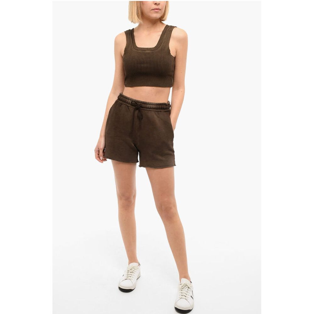 Cotton Citizen Frayed Shorts with Drawstring