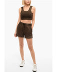 Cotton Citizen Frayed Shorts with Drawstring