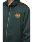 Bel Air Athletics Contrasting Side Bands Mock Neck Sating ACADEMY Sweatshihrt
