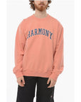 Harmony Logo Printed Brushed Cotton Crew-neck Sweatshirt