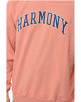 Harmony Logo Printed Brushed Cotton Crew-neck Sweatshirt