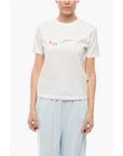 Andersson Bell Crewneck FLOW T-shirt with Embroidered Logo