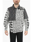 Vyner Articles Multi Patterned Denim Jacket