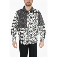 Vyner Articles Multi Patterned Denim Jacket