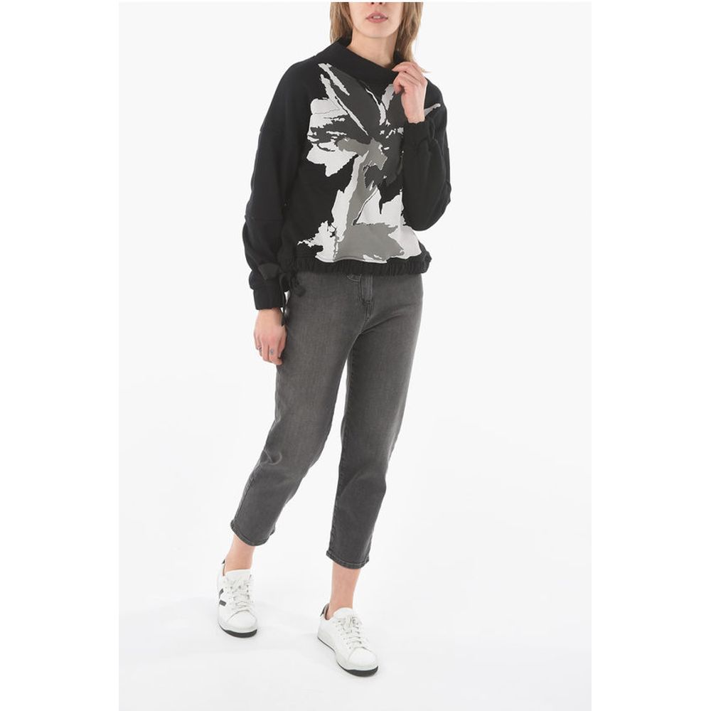 Ixos Drawstring Waist Printed CITRONELLAX Sweatshirt