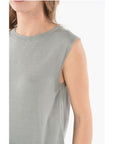 Ixos Sleeveless CALENDULA Sweater with Front Slit