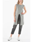 Ixos Sleeveless CALENDULA Sweater with Front Slit