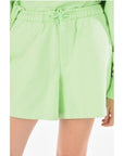 Holzweiler Elastic Wastband Cotton Shorts with Drawstring
