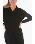 Ixos Knitted SWAPS Midi Dress with V Neckline