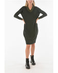 Ixos Knitted SWAPS Midi Dress with V Neckline