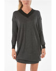 Ixos Knitted SWAPS Midi Dress with V Neckline