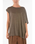 Ixos Asymmetical CURLIN Short-sleeve Sweater
