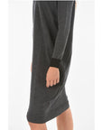 Ixos Knitted SWAPS Midi Dress with V Neckline