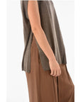 Ixos Asymmetical CURLIN Short-sleeve Sweater