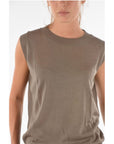 Ixos Knitted CURLIN Tank Top with Ribbed Hems