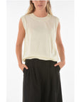 Ixos Knitted CURLIN Tank Top with Ribbed Hems