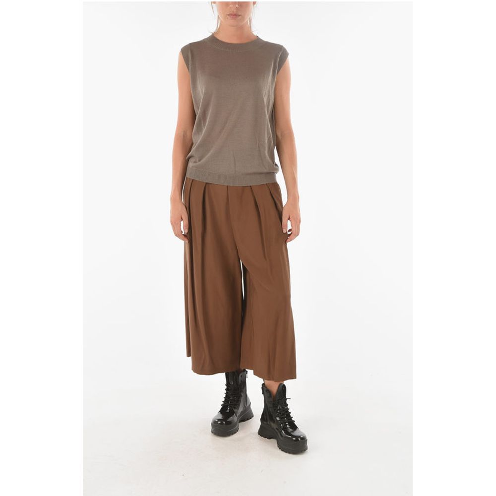 Ixos Knitted CURLIN Tank Top with Ribbed Hems