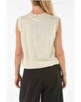 Ixos Knitted CURLIN Tank Top with Ribbed Hems