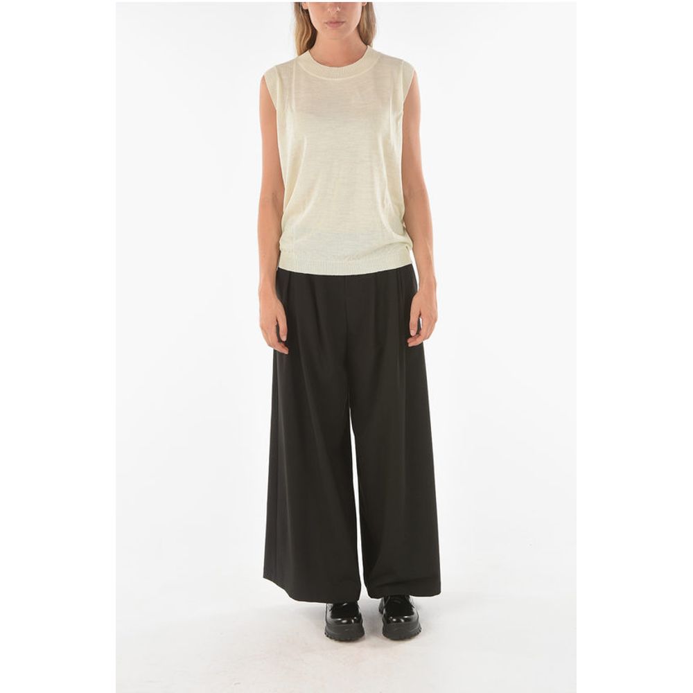 Ixos Knitted CURLIN Tank Top with Ribbed Hems