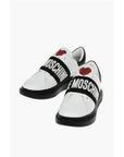 Moschino LOVE Leather Studded Sneakers