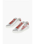 Moschino LOVE Metallic Leather Sneakers