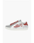 Moschino LOVE Metallic Leather Sneakers