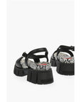 Moschino LOVE logoed sole TASSEL 70 leather sandals