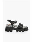 Moschino LOVE logoed sole TASSEL 70 leather sandals