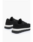 Moschino LOVE perforeted fabric TASSEL 50 sneakers with track sole