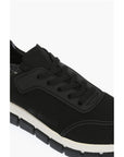 Moschino LOVE perforeted fabric TASSEL 50 sneakers with track sole