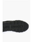 Moschino LOVE perforeted fabric TASSEL 50 sneakers with track sole