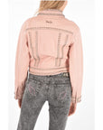 Philipp Plein COUTURE Leather Bomber Jacket CRYSTAL embellished with studs