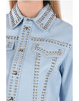 Philipp Plein COUTURE Leather Bomber Jacket CRYSTAL embellished with studs