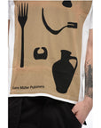 Junya Watanabe by Comme de Garcons MAN Maxi Printed THE HARD LIFE T-Shirt