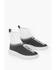 Moschino LOVE shaded sock high top sneakers with embroidery logo