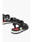 Moschino LOVE zigzag motif EVA30 sandals with touch strap closure