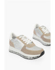 Moschino LOVE suede leather sneakers with sequins