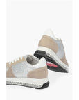 Moschino LOVE suede leather sneakers with sequins
