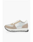 Moschino LOVE suede leather sneakers with sequins