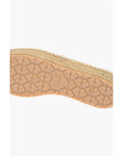 Moschino LOVE Leather SPLASH Platform Espadrilles with Logo 4 cm