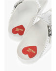 Moschino LOVE Flip-Flops BIRK130 with Mirror Effect