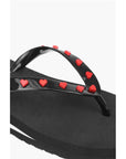 Moschino LOVE pvc flip flop EVA30 with heart
