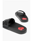 Moschino LOVE rubber slides