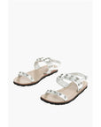 Moschino LOVE Leather Studded Sandal