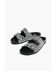 Moschino LOVE Leather Printed Sandal
