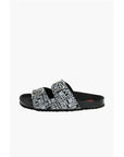 Moschino LOVE Leather Printed Sandal