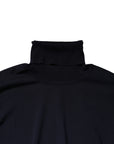 Dolce & Gabbana Blue Long Sleeve Turtleneck Pullover Sweater