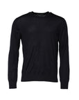 Dolce & Gabbana Black Long Sleeve CrewNeck Pullover Sweater